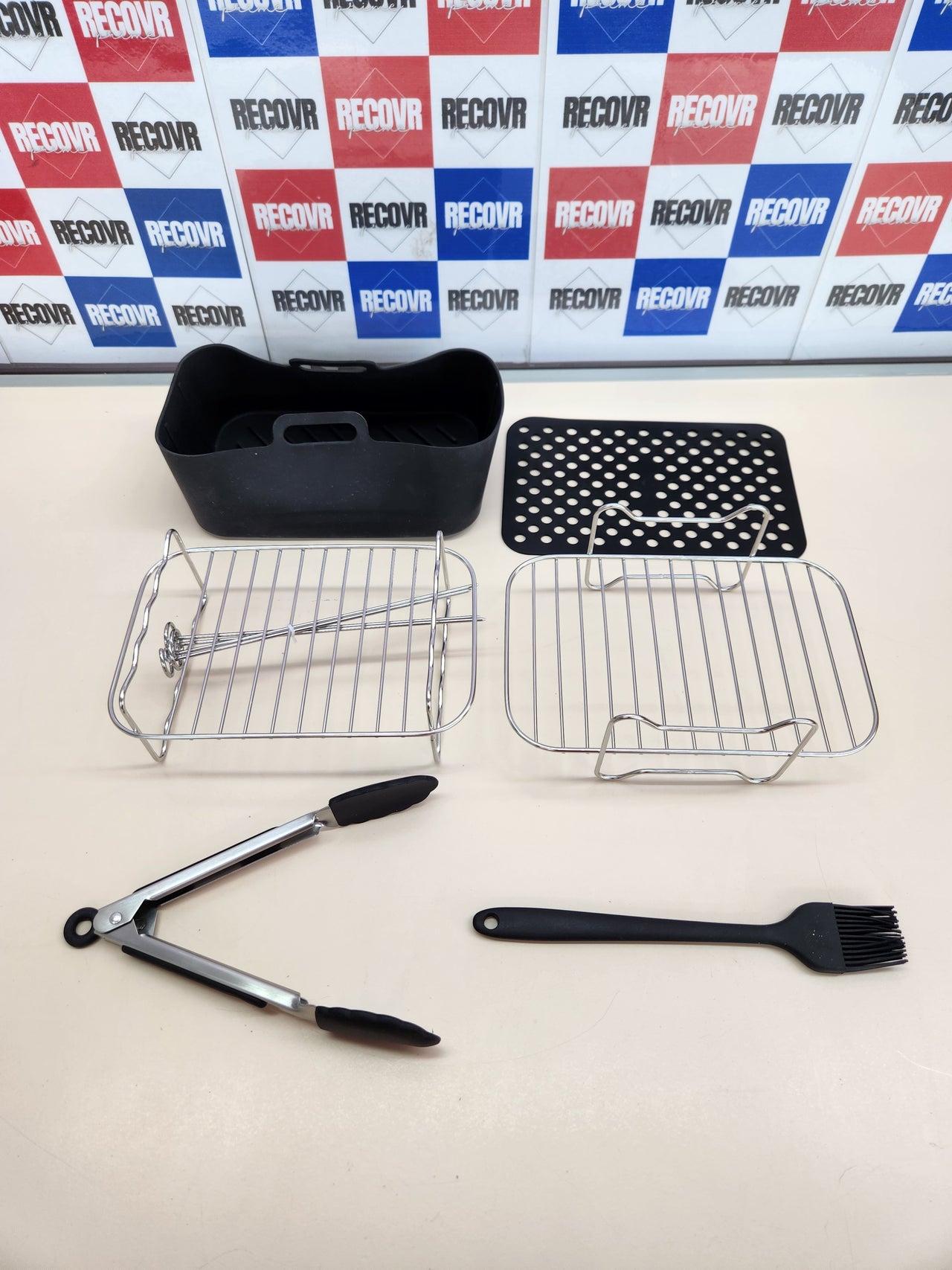 Accesorios para Freidora de Aire 7,6-9,5L Molde Antiadherente AUSYIWI, aptos para lavavajillas, sin BPA