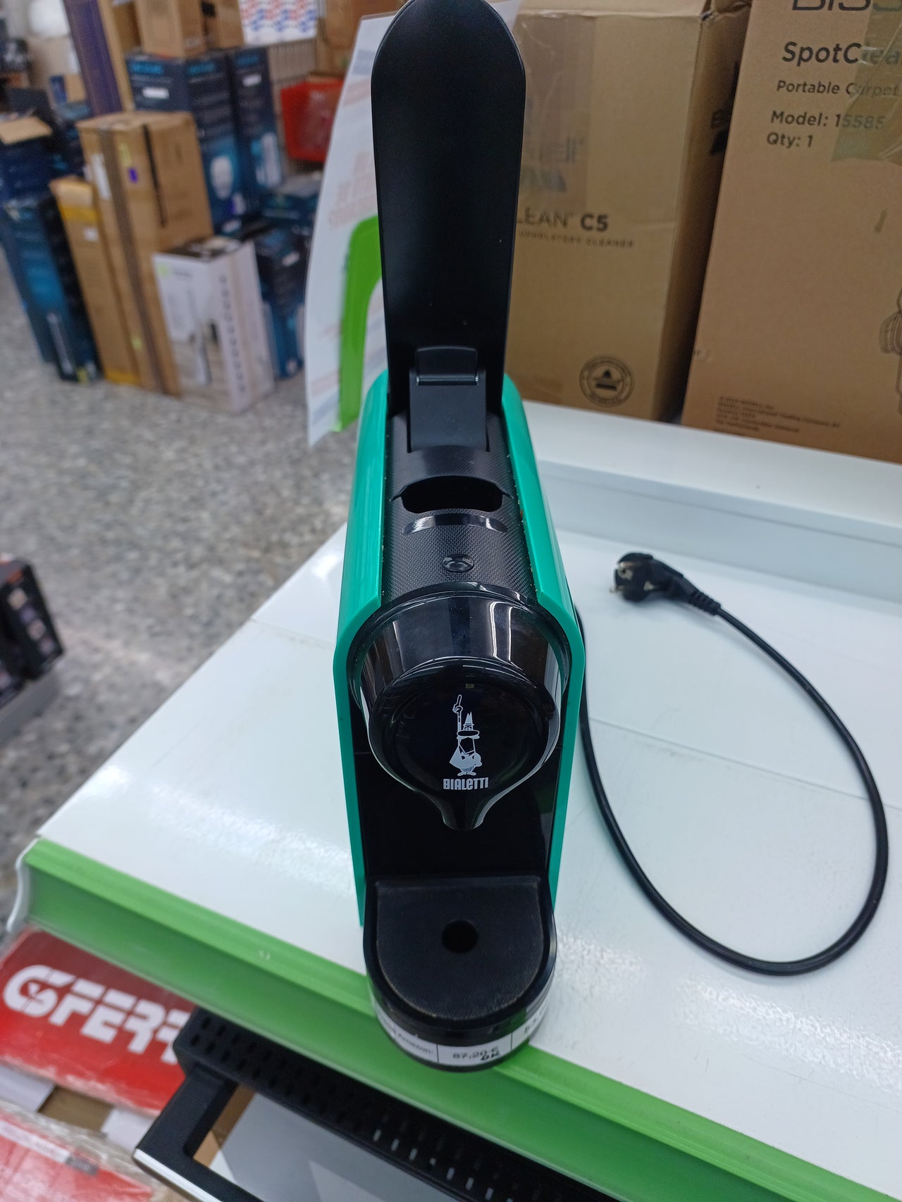 Bialetti Gioia Cafetera, Aluminio, Verde Smeraldo