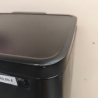 EKO Madison, cubo de basura de 30L con pedal y acero inoxidable