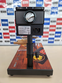 Raclette Cheese&Grill 60oW 6000 Black. Potencia, Función Grill, Acabado Acero INOX, Termostato Regulable, 2 espátulas de Madera, Parrilla Superior Antiadherente Cecotec