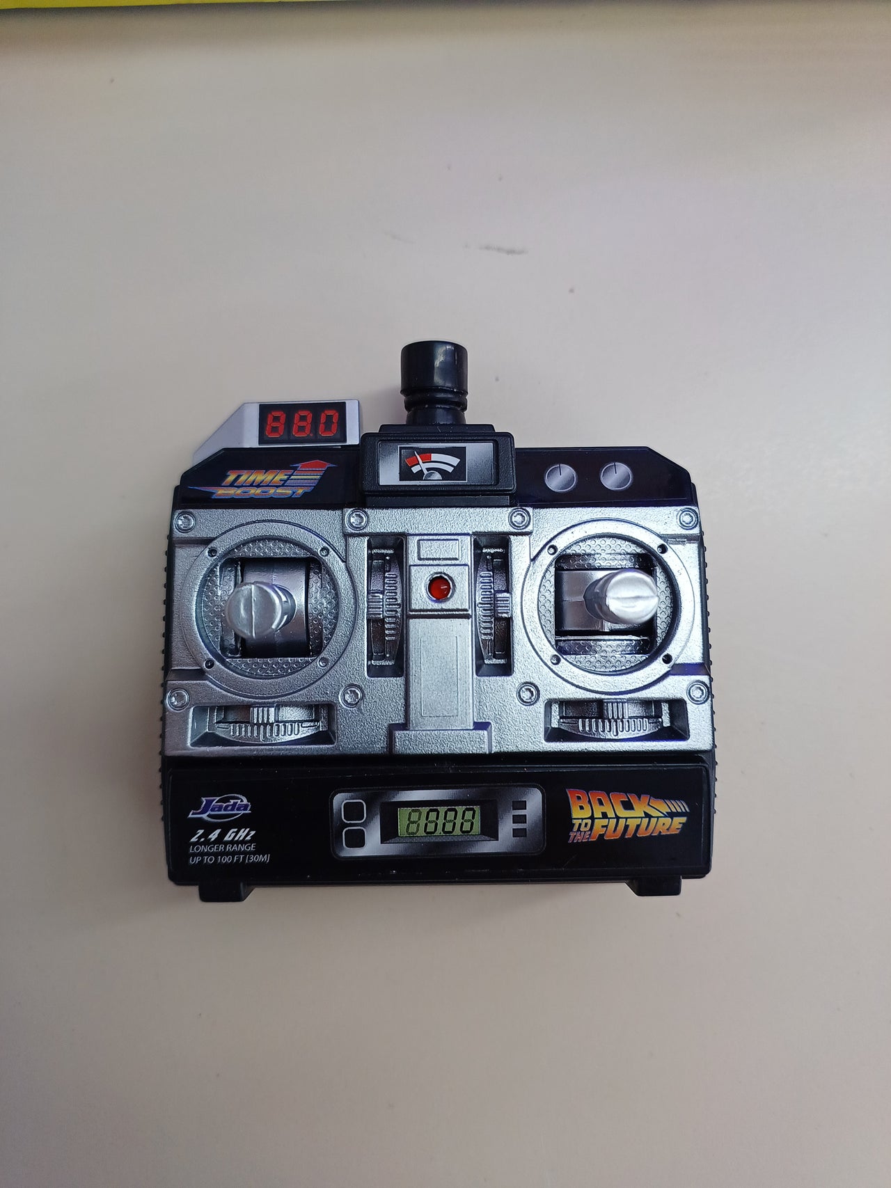 Delorean RC con turbo, luces, USB, desde 6 años.