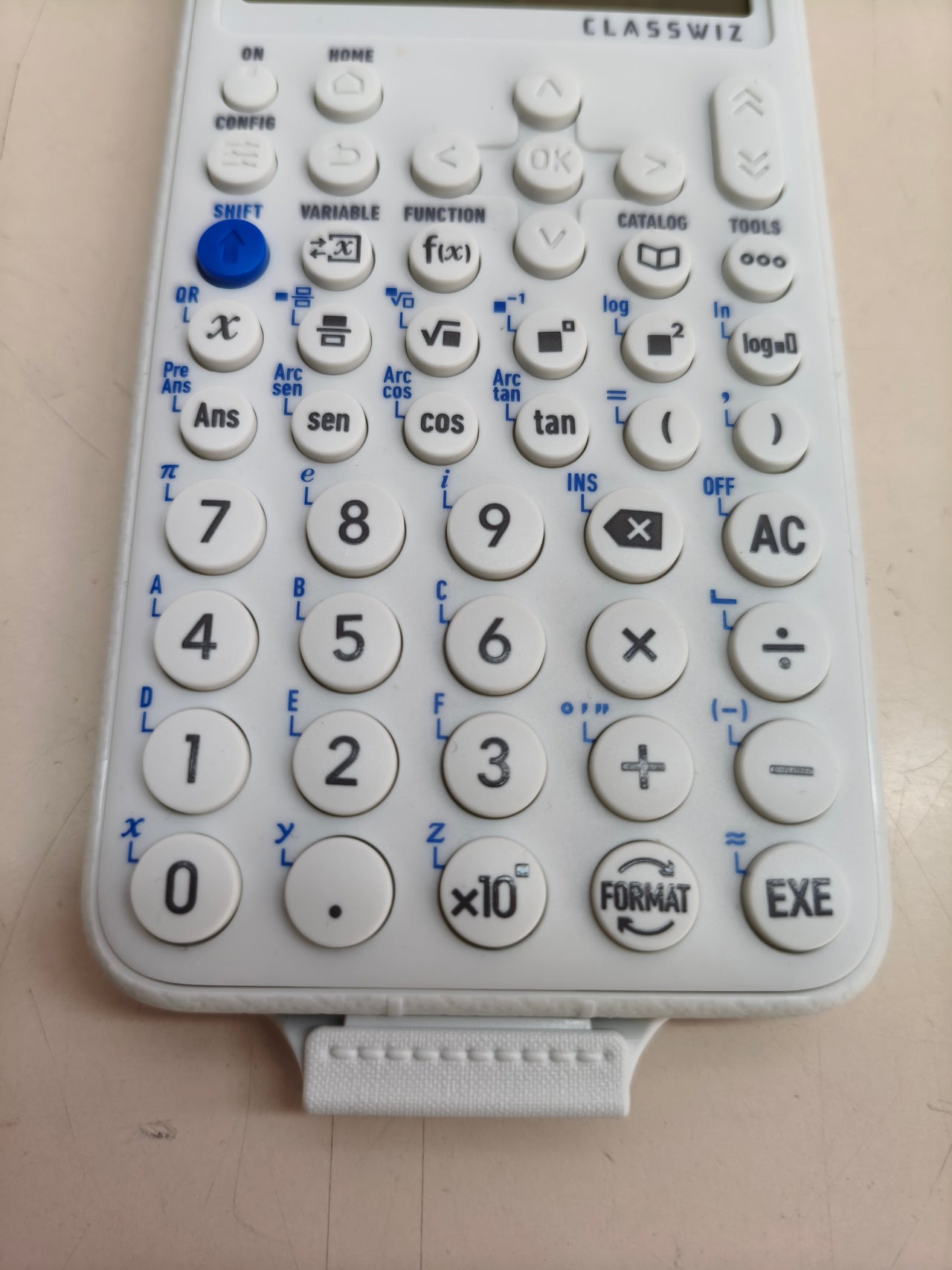 Calculadora científica Casio FX-991SP CW solar (blanca)
