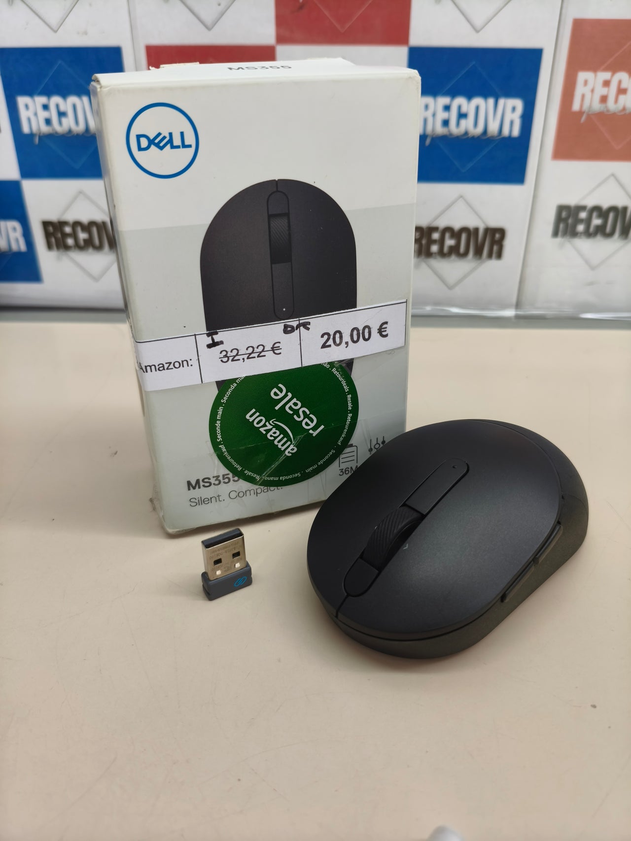 Ratón inalámbrico silencioso Dell MS355