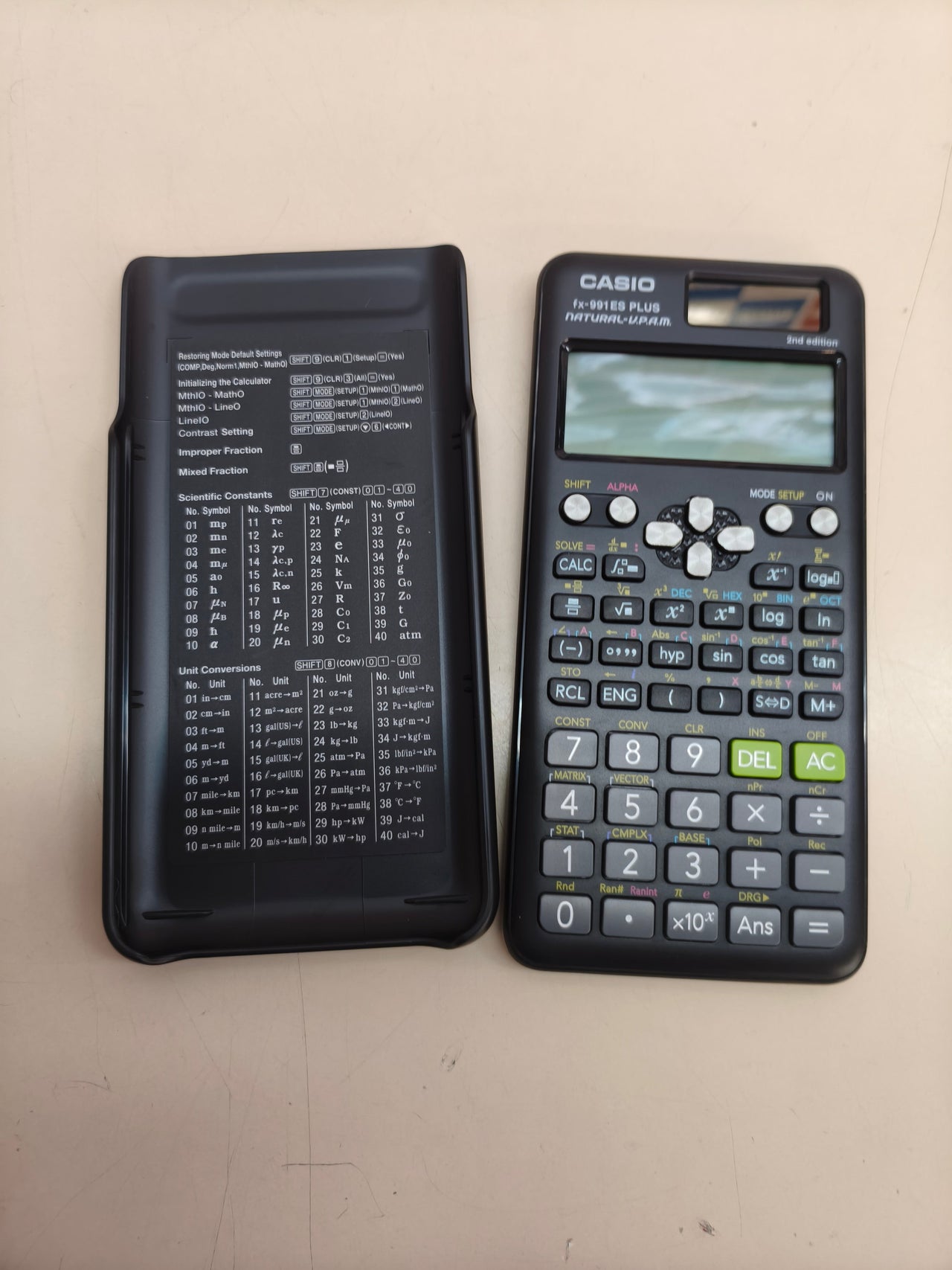 Calculadora científica Casio FX-991ES Plus-2 (negra)