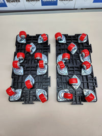 Juego de Ruedas de Transporte para Muebles con 4 Ruedas