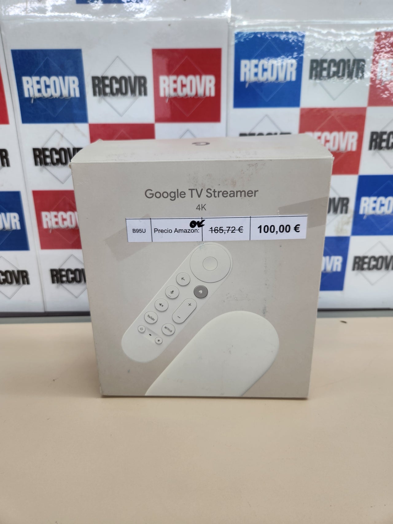 Google TV Streamer 4K con HDR Porcelana