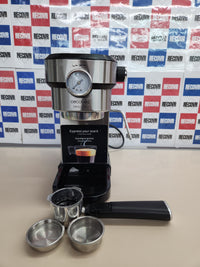 Thumbnail for Cafetera Espresso 1350W, 20 Bares, Manómetro, Thermoblock, Vaporizador, Acero Inox Cecotec