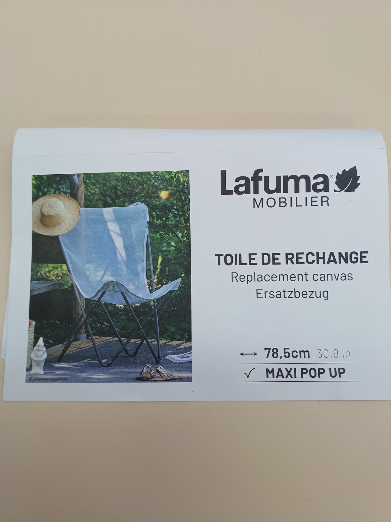 Funda 58x62x83 cm para Maxi Pop-Up Batyline, Seigle II,  Lafuma Mobilier