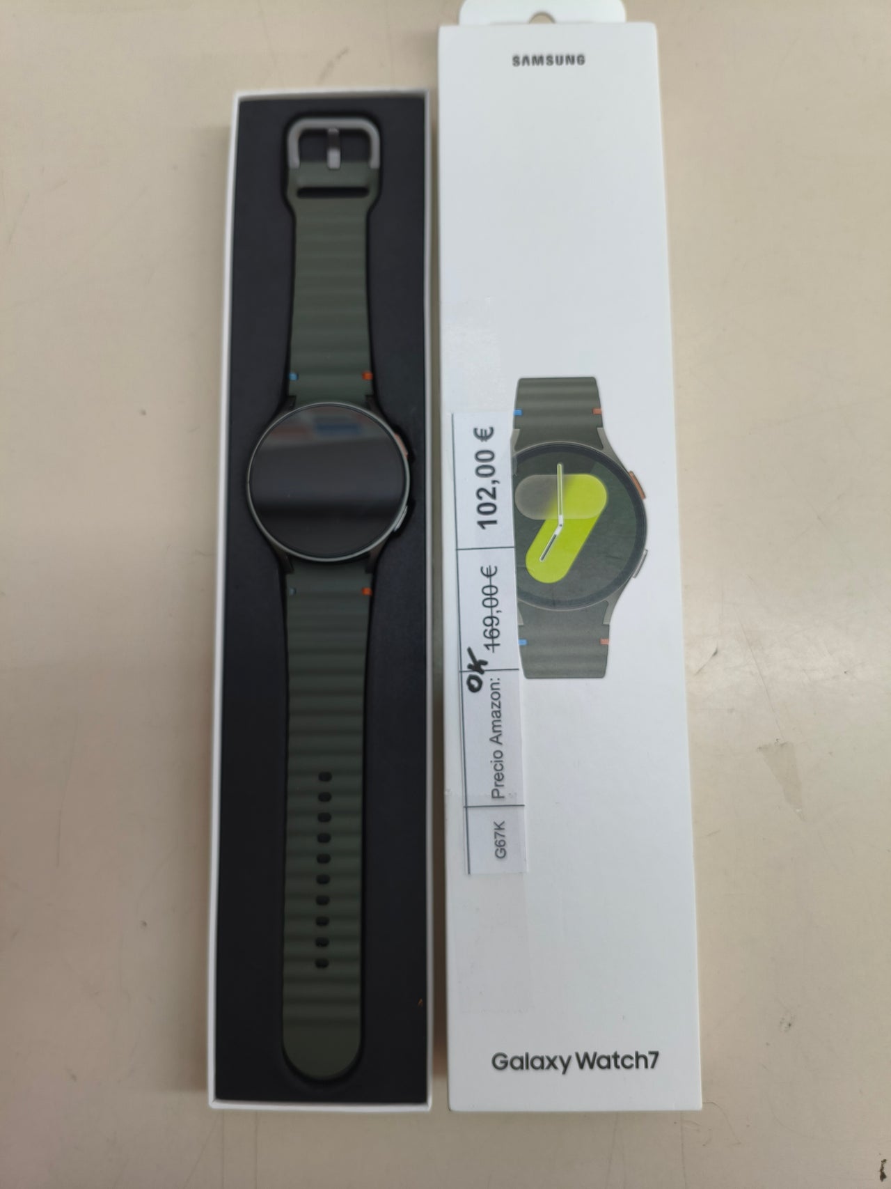 Samsung Galaxy Watch7 44 mm, Bluetooth, smartwatch deportivo, verde