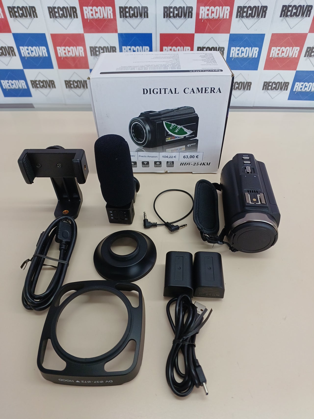 Cámara de Video 4K Videocámara 48MP UHD