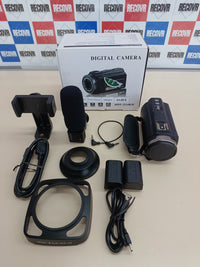 Cámara de Video 4K Videocámara 48MP UHD
