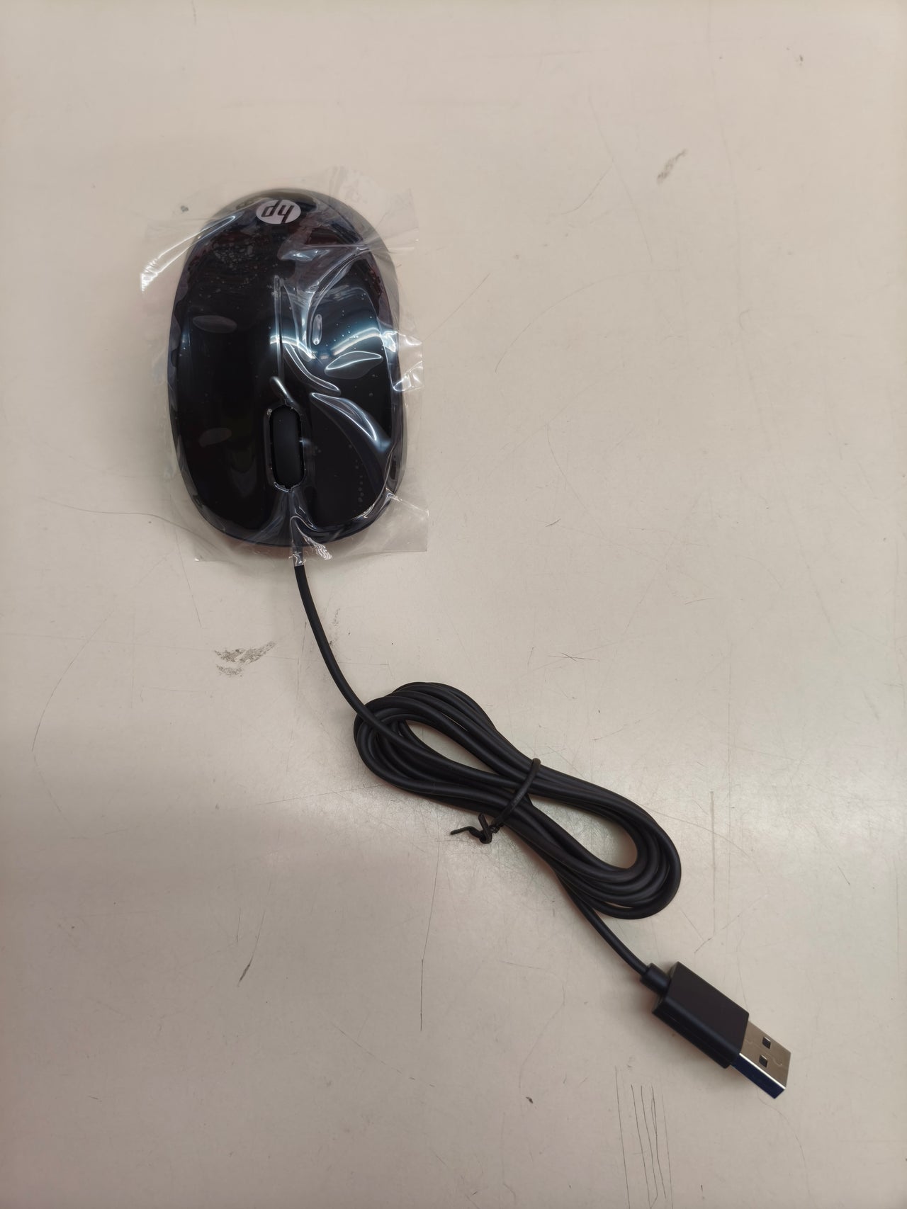 Ratón con cable HP 1000, 1200 PPP, negro