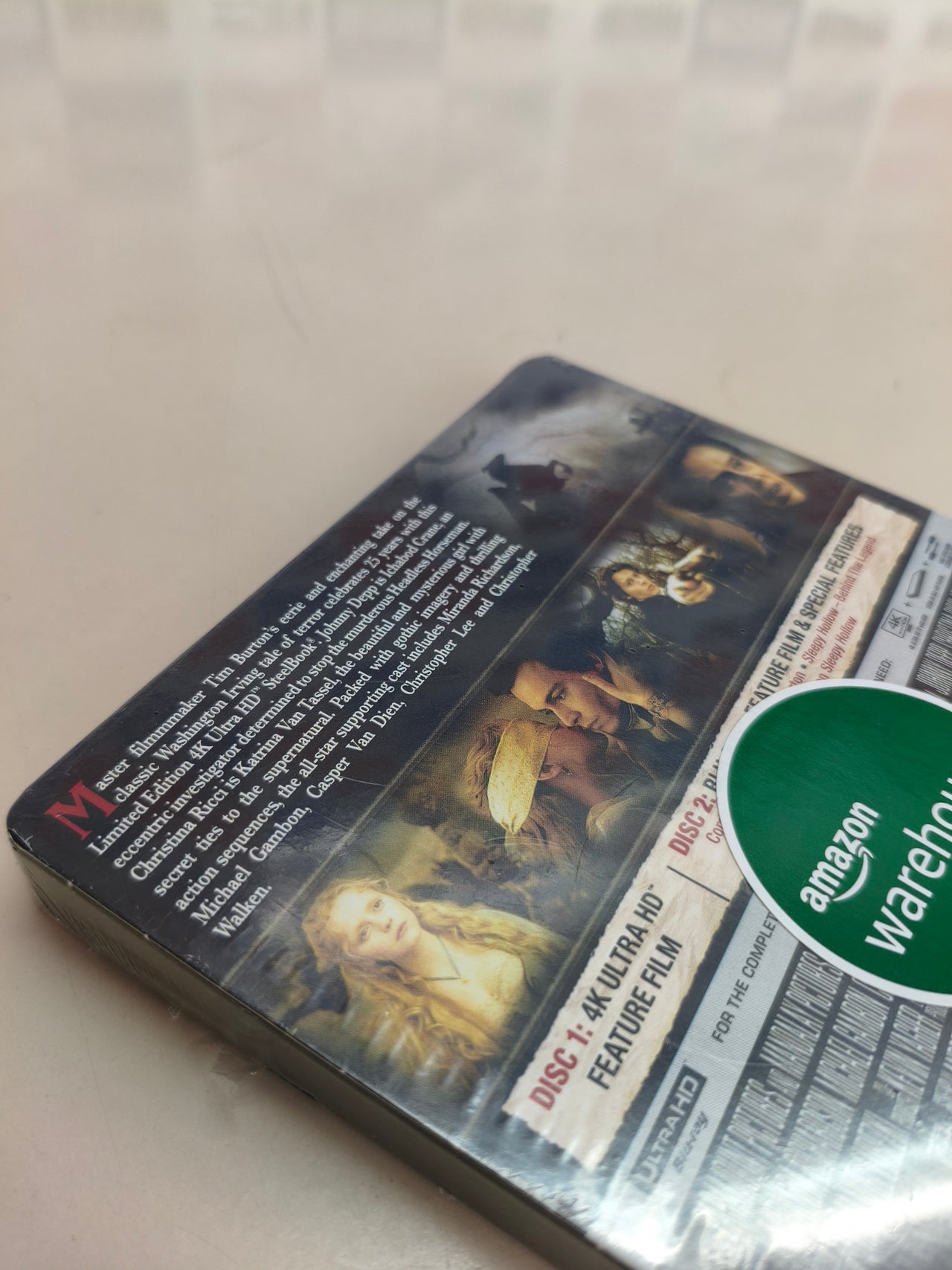 Película Sleepy Hollow en 4K UHD Steelbook