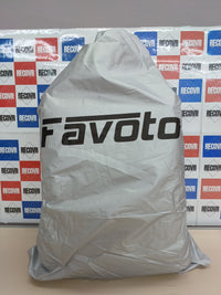 Thumbnail for Favoto Funda para Moto Cubierta de Moto Oxford Impermeable Protectora a Prueba de Sol Lluvia Polvo Viento Nieve Excremento de Pájaro al Aire Libre, 245x105x125cm Negro+Plata