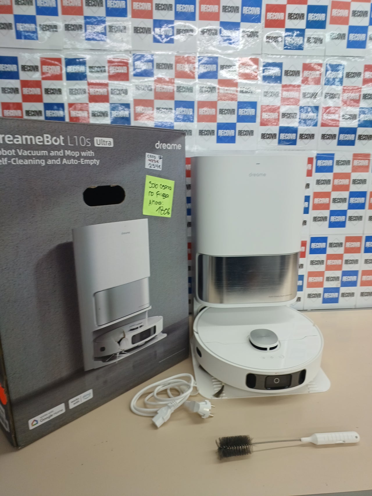 Robot aspirador/fregasuelos 10000Pa con base auto – Dreame