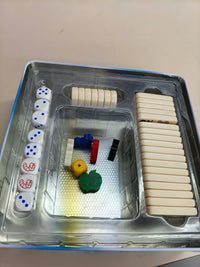 Juego de dados Heckmeck Deluxe en caja metálica para mayores de 8 años