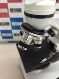 Microscopio profesional con adaptador para móvil y kit de laboratorio escolar