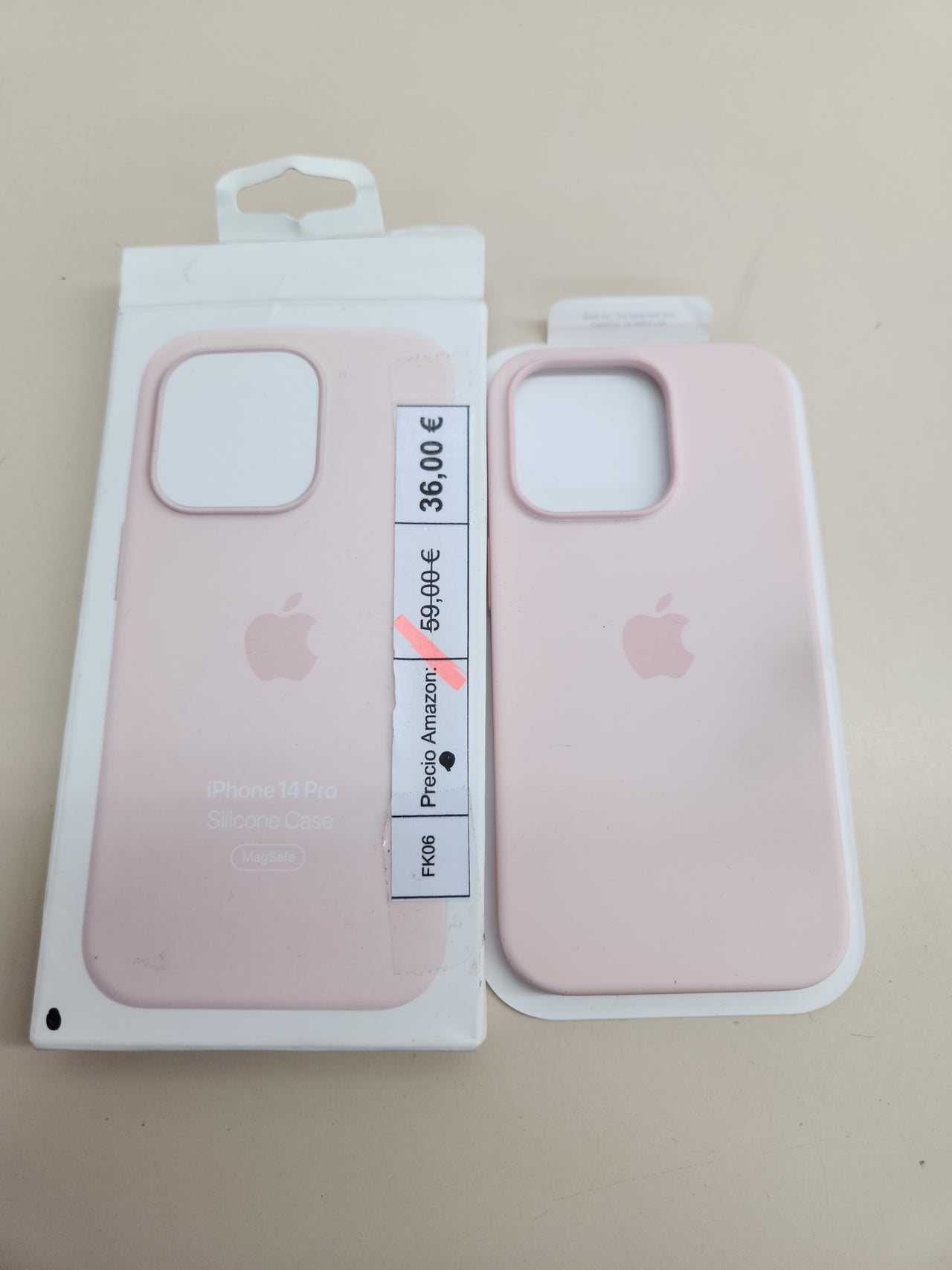 Funda silicona MagSafe iPhone 14 Pro 35 g Rosa