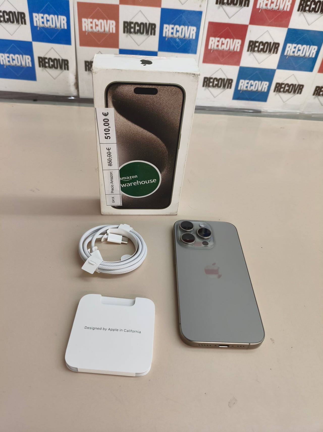 iPhone 15 Pro 128GB Natural Titanium