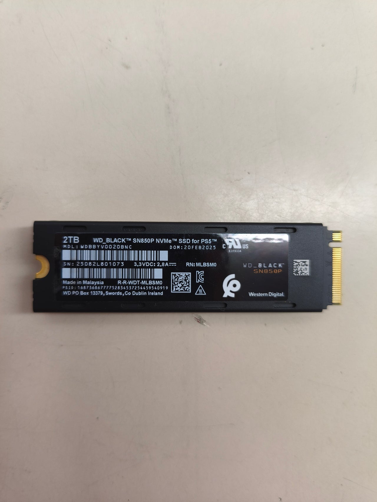 SSD 2TB para PS5 WD Black con disipador y alta velocidad
