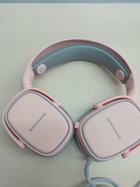 Cascos gaming RGB micrófono extraíble Rosa Mars