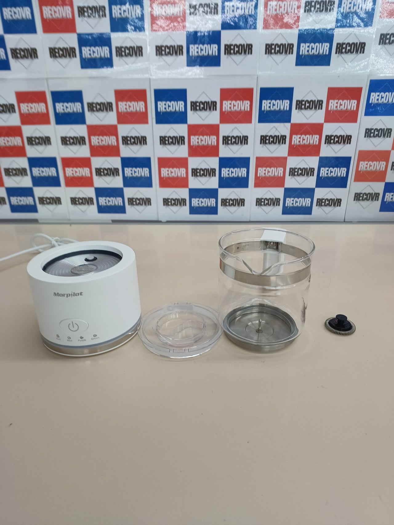 Espumador 4 en 1 250 ml blanco Morpilot