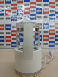 Thumbnail for Morpilot Espumador de leche eléctrico, Milk Frother de cristal, bonito para ver, 4 en 1 función, capacidad 250 ml capuchino o 300 ml leche caliente, diseño dividido, blanco