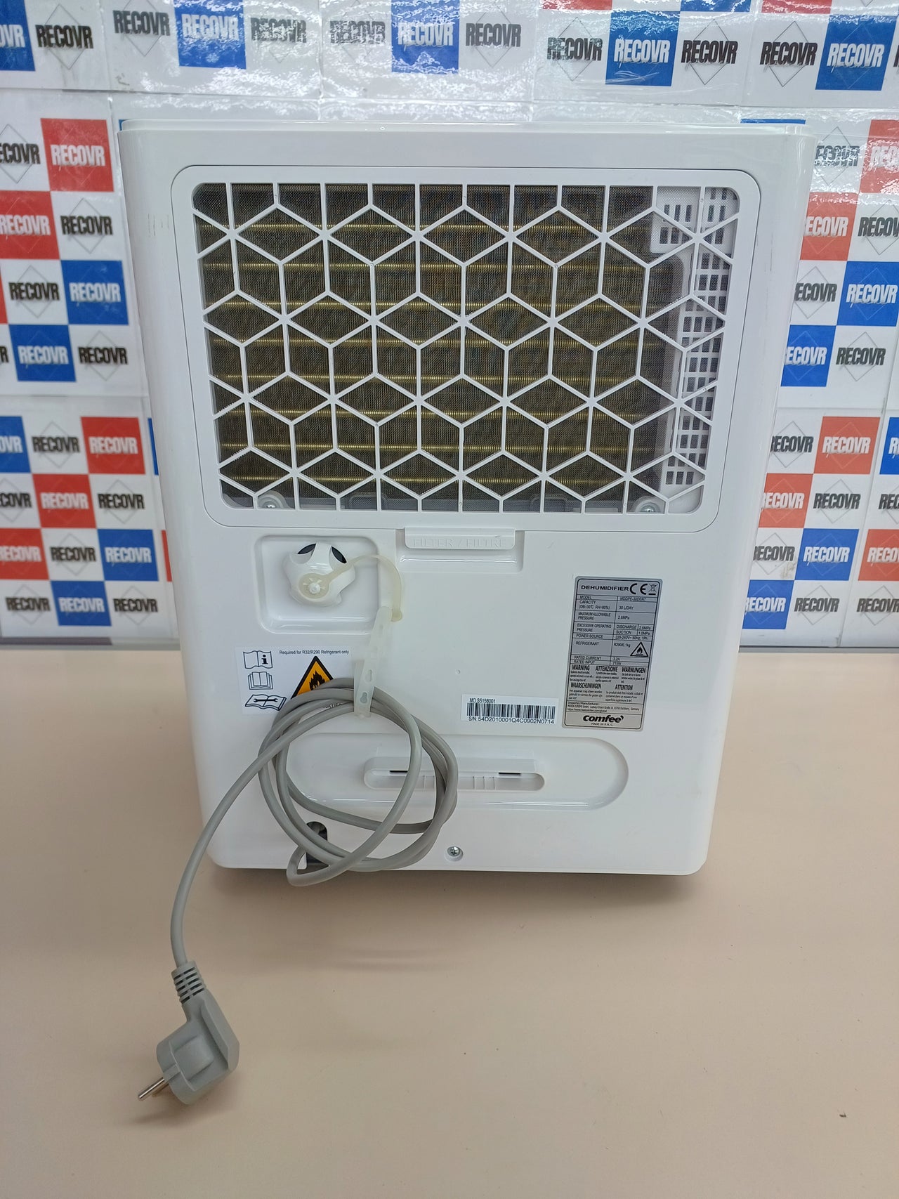Deshumidificador COMFEE’ 30L 80m2/200m3 silencioso bajo consumo