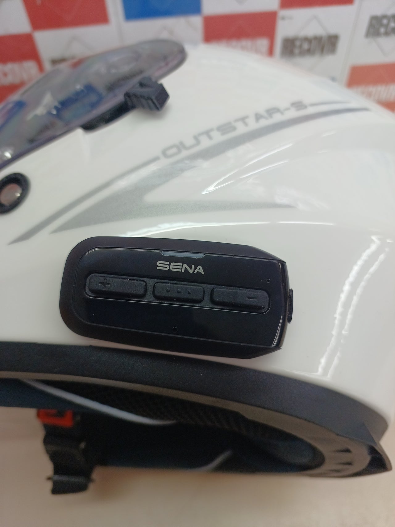 Casco jet Bluetooth intercom Sena Outstar S XL blanco