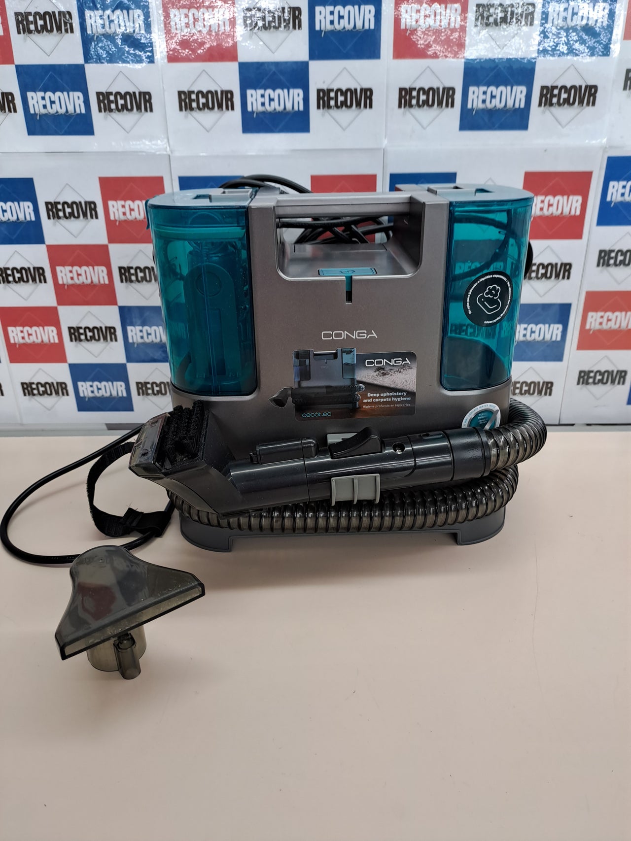 Aspirador tapicerías 400 W doble depósito – Cecotec