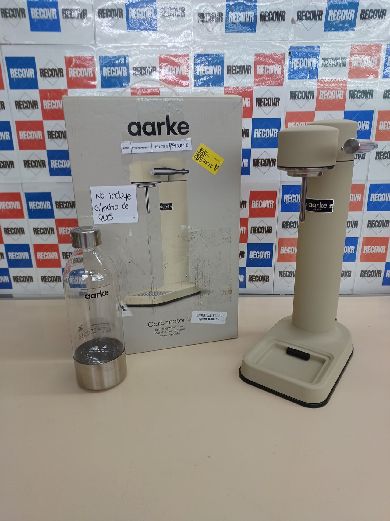 Máquina agua con gas acero inox – Aarke