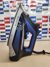 Plancha vapor 2700 W, recolector de cal y función antical, de 220 g/min y constante de 45gr/min, suela Microsteam, Profile Láser antigoteo, azul Rowenta Everlast Antical