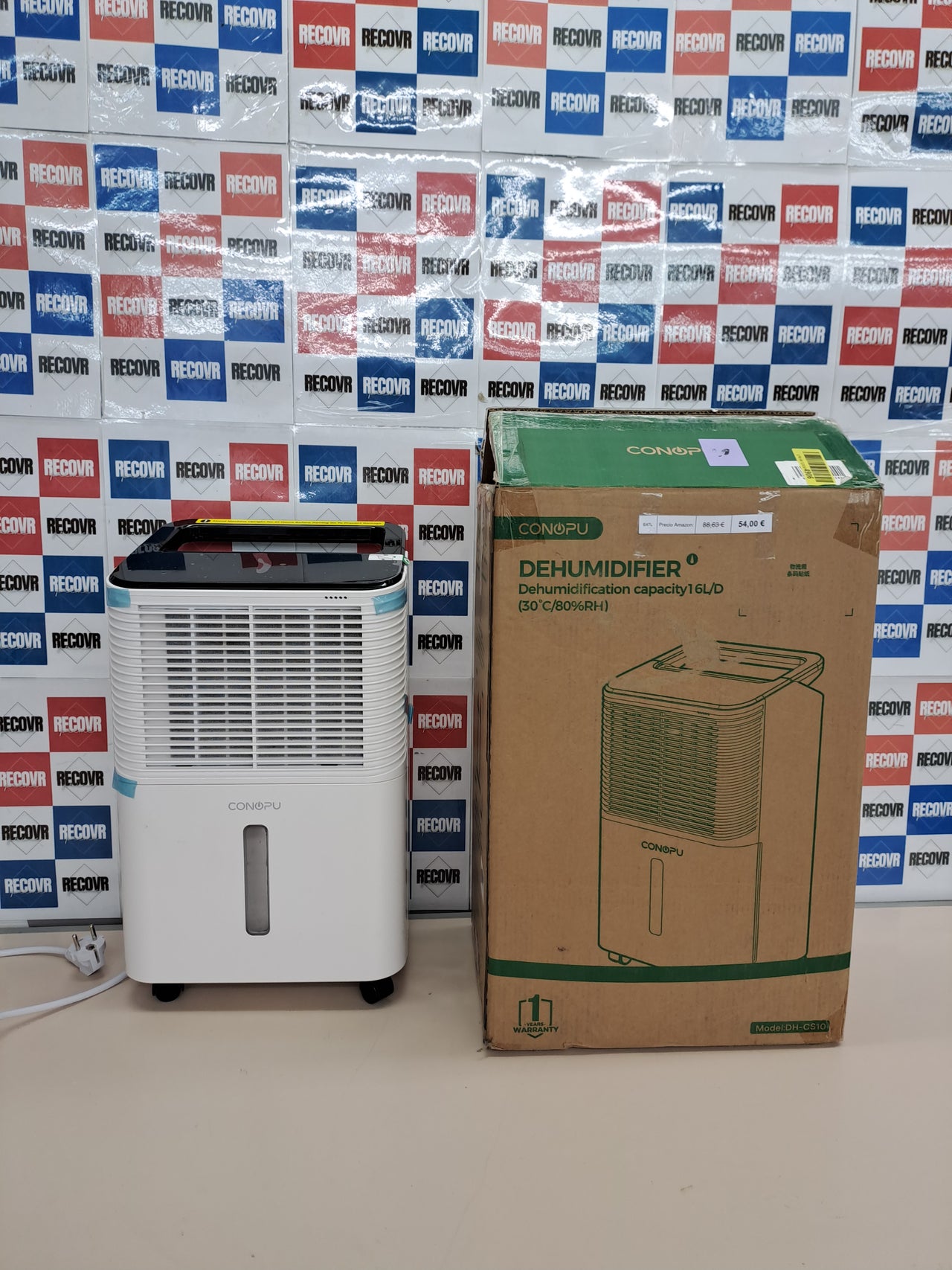 Deshumidificador 16L/día auto silencioso CONOPUPlus