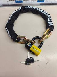 Cadena antirrobo NY Fahgettaboudit, 14 mm × 100 cm, disco de 15 mm.