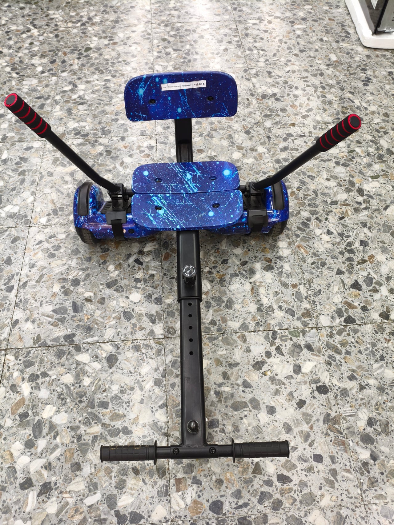 Hoverboard Kart 6,5" todoterreno con Bluetooth y luces LED para niños
