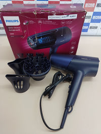 Thumbnail for Philips Secador de Pelo Serie 5000, 2300w, con Tecnología ThermoShield, Boquilla UltraEstrecha, Boquilla Estrecha y Disfusor, BHD510/20, Negro