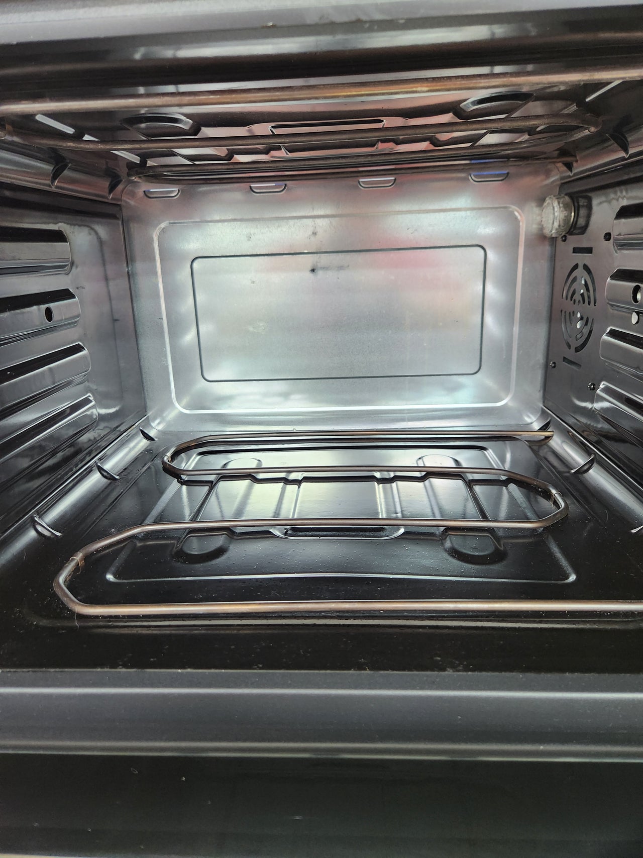Horno Eléctrico de Sobremesa 70 L – Con Asador, Autolimpiante, hasta 320 °C, Esmaltado Negro BEHOME