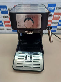 Cafetera bomba 15 bares 1 L negra/plata - De'Longhi Stilosa Premium