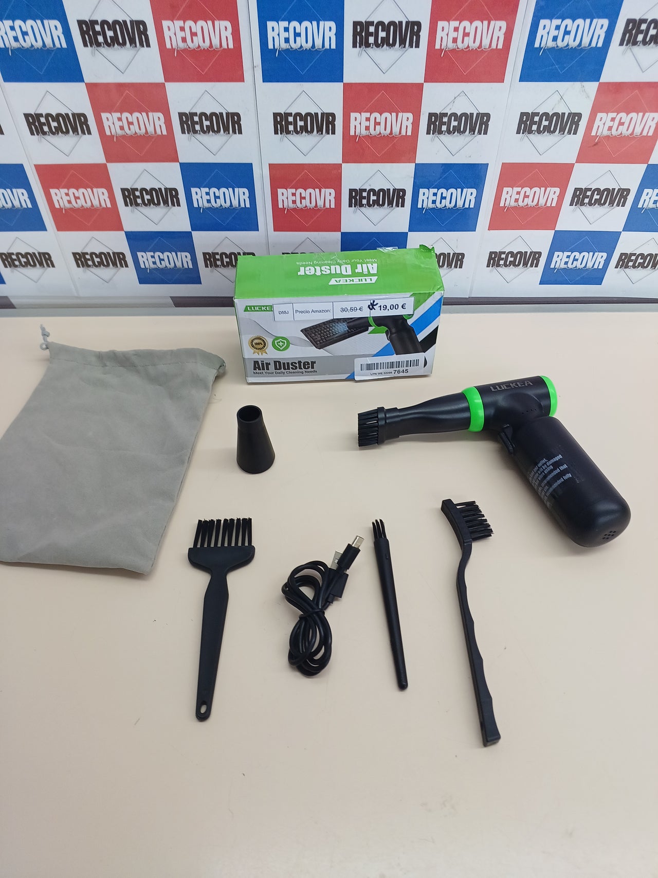 Soplador aire eléctrico 130000 RPM con batería - Genérico