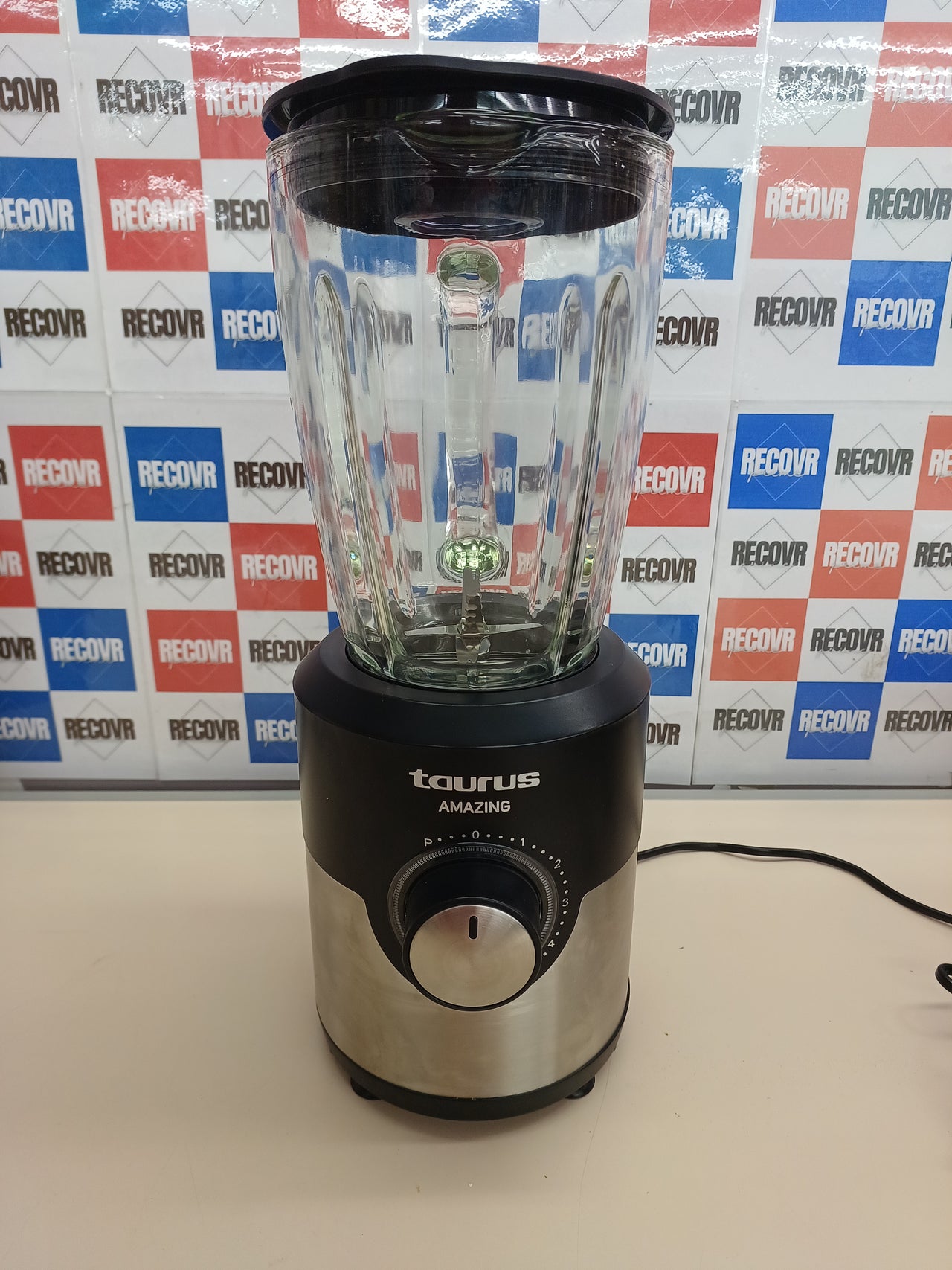 Batidora de vaso 1200 W jarra cristal 1,75 L pica hielo – Taurus