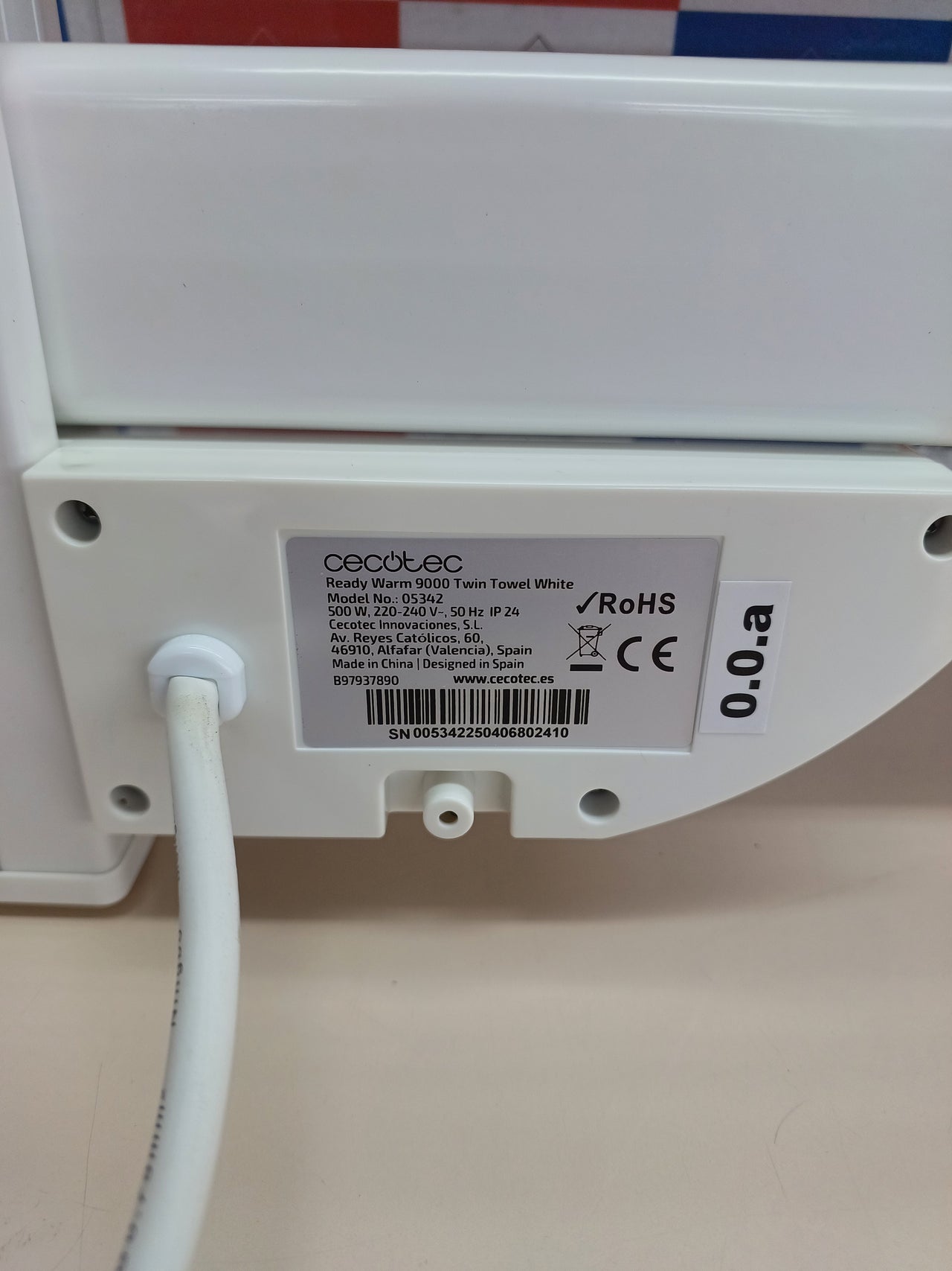 Radiador Toallero Cecotec Ready Warm 9000 Twin