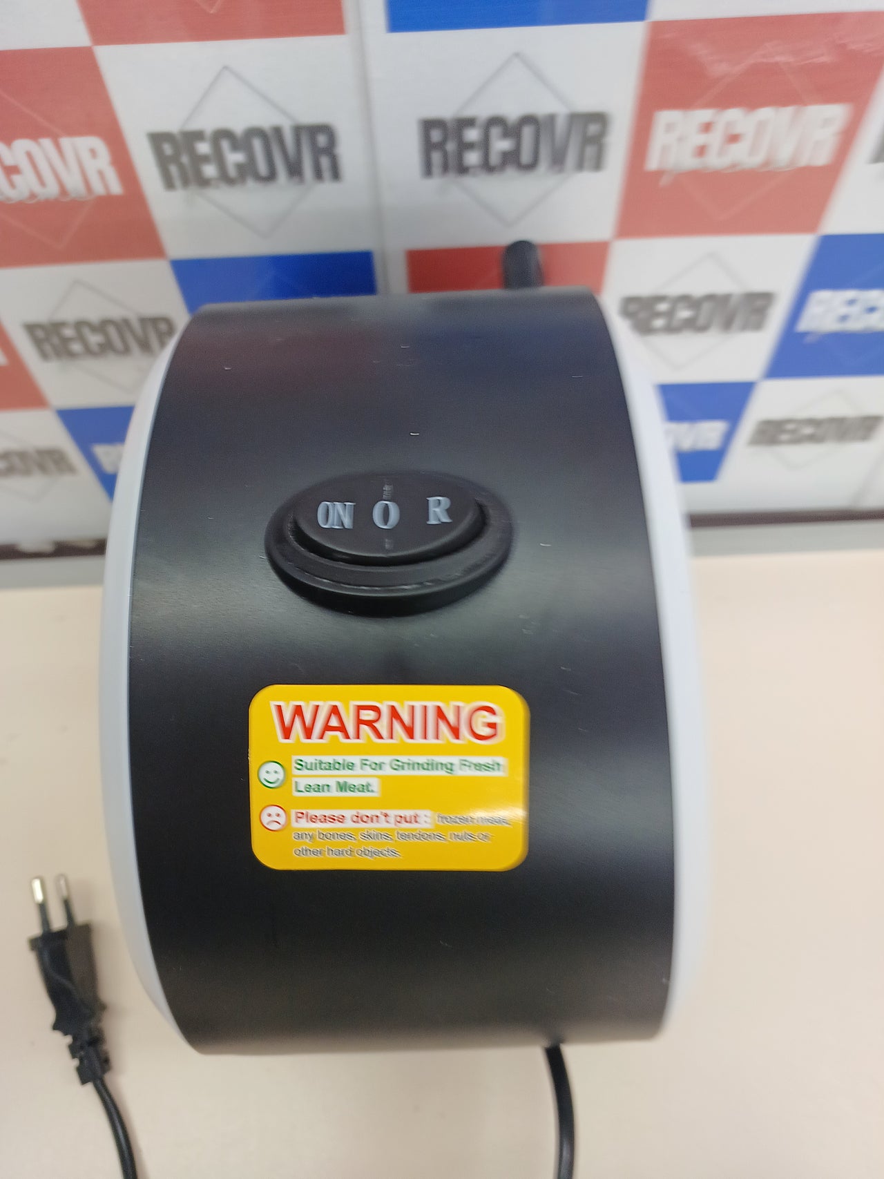 Picadora 2200 W con 3 placas y función embutir EDIHOME