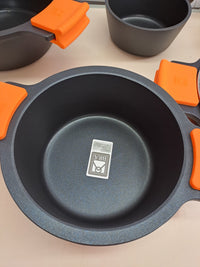 Batería cocina 9 piezas aluminio inducción Efficient BRA