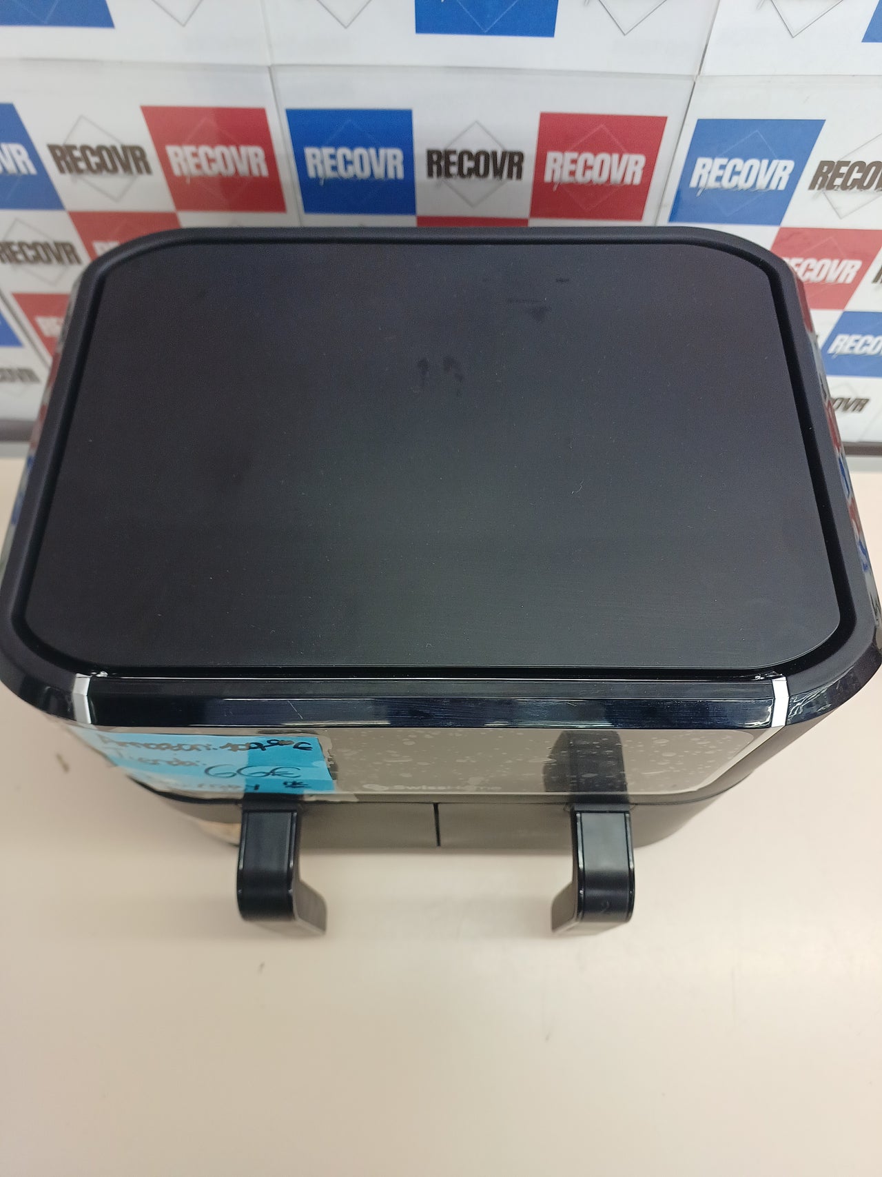 Freidora doble 2100 W, 2×3 L con 8 funciones SWISSHOME