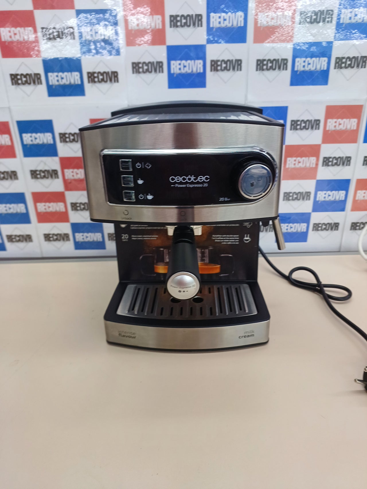 Cafetera espresso manual 20 bares 850 W 1,6 L – Cecotec