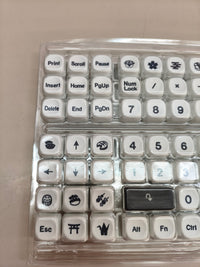 Teclas PBT Womiercon diseño MOA