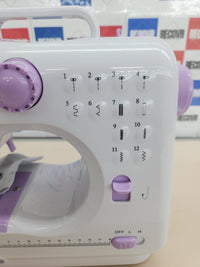 Thumbnail for Máquina de coser 12 agujas  multifuncional, eléctrica, portátil Doble hilo Costura inversa Dos velocidades
