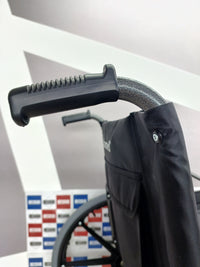 Thumbnail for QUIRUMED Silla de ruedas, ANCHO ESPECIAL 56 CM UTILES, plegable, Acero, Acolchado extraíble, asiento amplio, Fácil plegado, Reposabrazos extraíbles, Para mayores, Para minusválidos