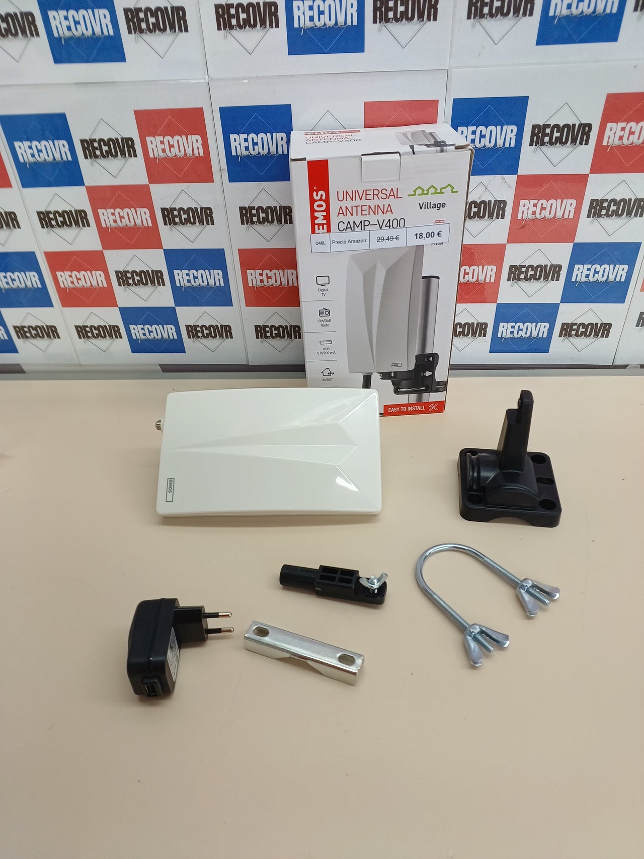 Antena activa universal interior/exterior – EMOS