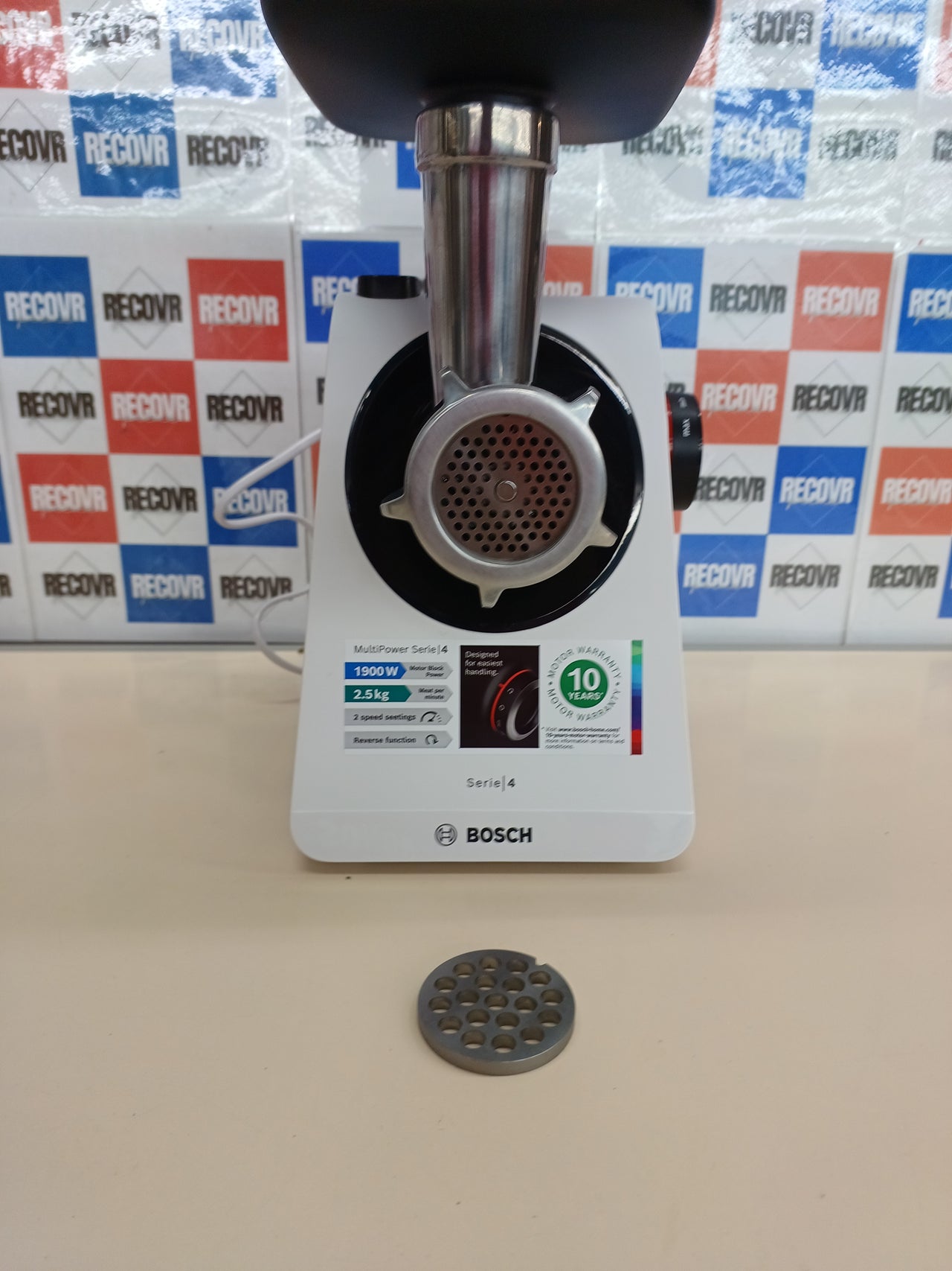 Picadora de carne 1900 W con accesorio salchichas – Bosch